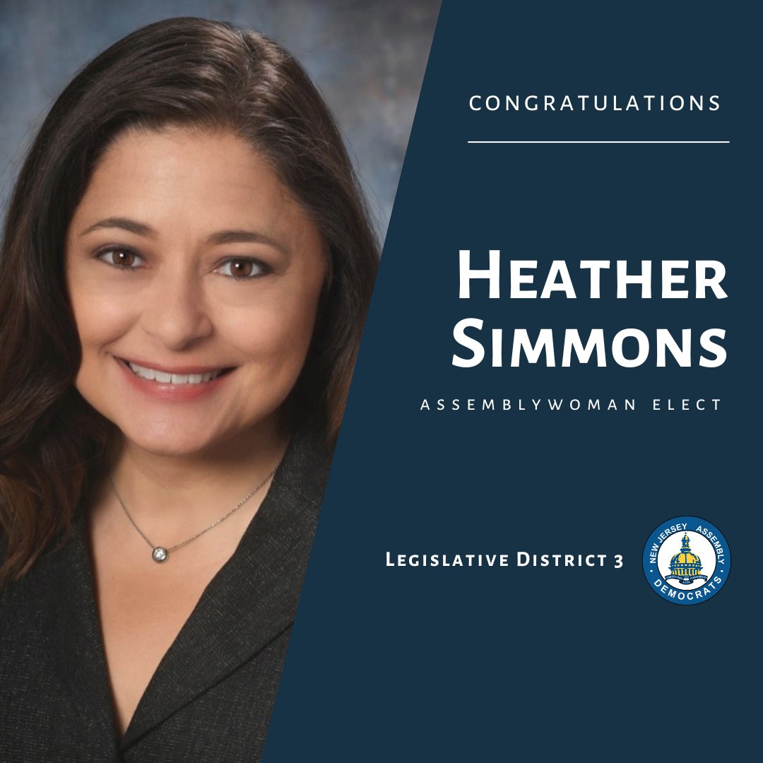 Looking forward to welcoming Heather Simmons, representing the 3rd District, to our caucus!

#LD3 #Cumberland #Gloucester #Salem