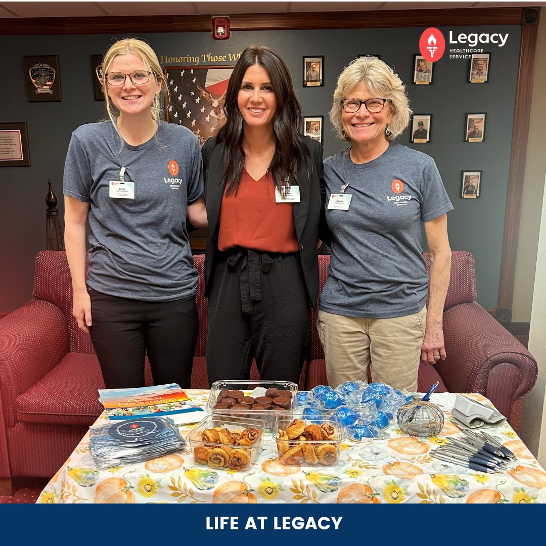 Legacy was excited to be a part of the health &amp; wellness fair at  Red Bud Hills Independent Living. Our Legacy team was able to speak with the residents &amp; families about the outpatient therapy services we offer and our customized clinical programs.
Way to go, team! 
#LiveALegacy