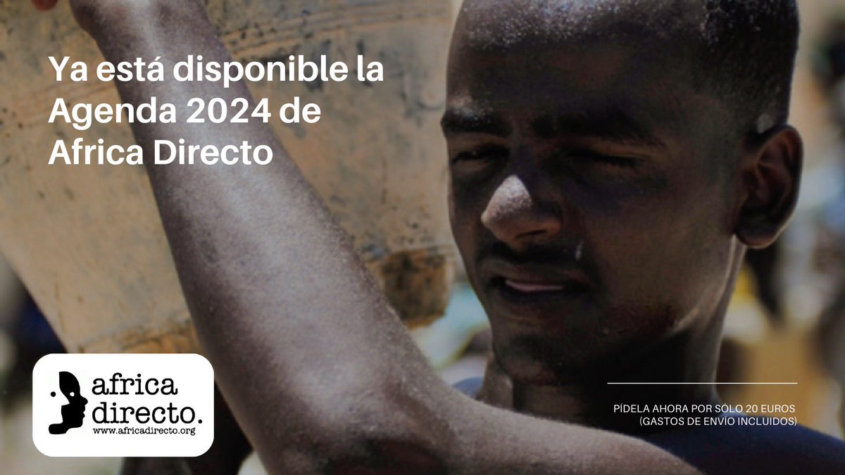 Good news 👏🏿 

Las agendas de  <a href="/AfricaDirecto/">Africa Directo</a> ya a la venta por solo 20€ (gastos de envío incluidos Gracias a <a href="/SEUR/">SEUR</a>). No nos deis las GRACIAS 😜 os acabamos de solucionar muchos regalos 🎁 Los beneficios van destinados a los proyectos de la ONG. 
Pídela en info@africadirecto.org