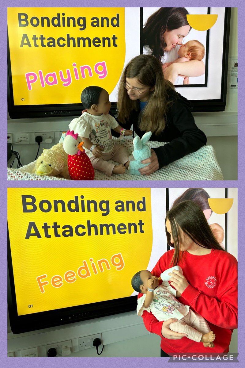 RachelProud3's tweet image. Our first year T Level students @gatesheadcoll have been exploring the term ‘responsive care-giving’ and how warm, sensitive and reassuring  interactions can have positive outcomes in the bonding and attachment process #attachmenttheory #childcare #earlyyears