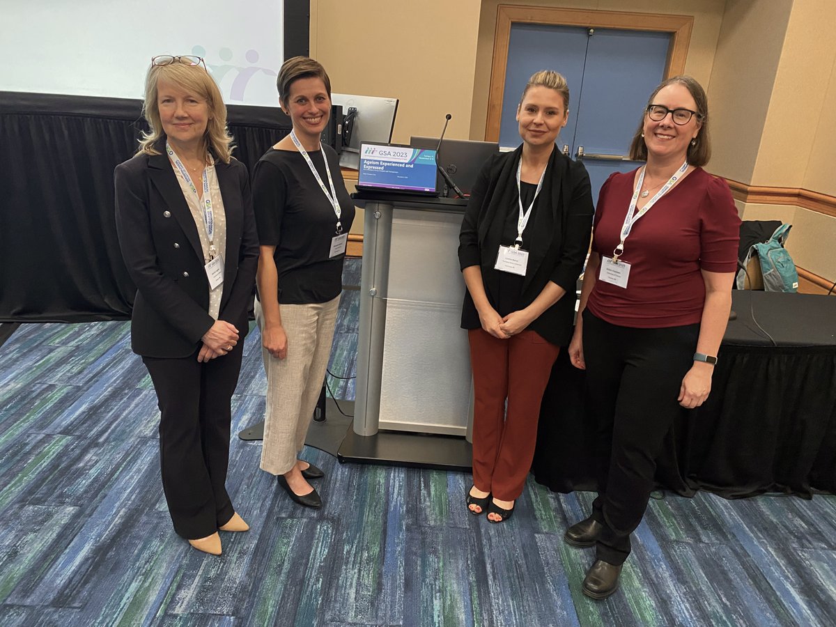 Juanita-Dawne Bacsu, PhD (@juanitabacsu) on Twitter photo HUGE thanks🙌🙏 to everyone who attended our #GSA2023 symposium today! Some incredible insights, research, and questions on ageism across contexts! <a href="/uOttawaMLagace/">Prof. Martine Lagacé, Recherche uOttawa Research</a>, Michelle Horhota <a href="/chasteenlab/">Intergroup Relations Lab</a>, <a href="/geronsociety/">Gerontological Society of America (GSA)</a> HUGE thanks🙌🙏 to everyone who attended our #GSA2023 symposium today! Some incredible insights, research, and questions on ageism across contexts! <a href="/uOttawaMLagace/">Prof. Martine Lagacé, Recherche uOttawa Research</a>, Michelle Horhota <a href="/chasteenlab/">Intergroup Relations Lab</a>, <a href="/geronsociety/">Gerontological Society of America (GSA)</a>
