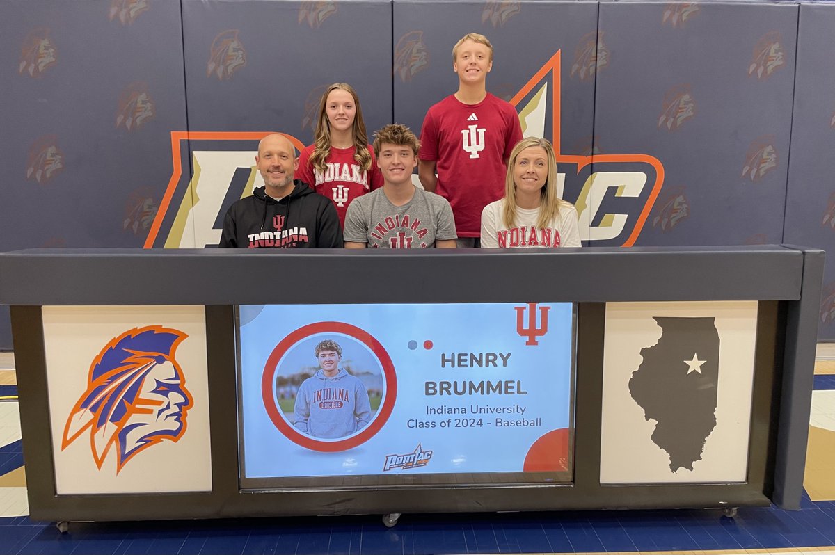 Congratulations to PTHS senior Henry Brummel for signing his letter of intent to continue his education and play baseball next year at Indiana University! <a href="/IndianaBase/">Indiana Baseball</a>
