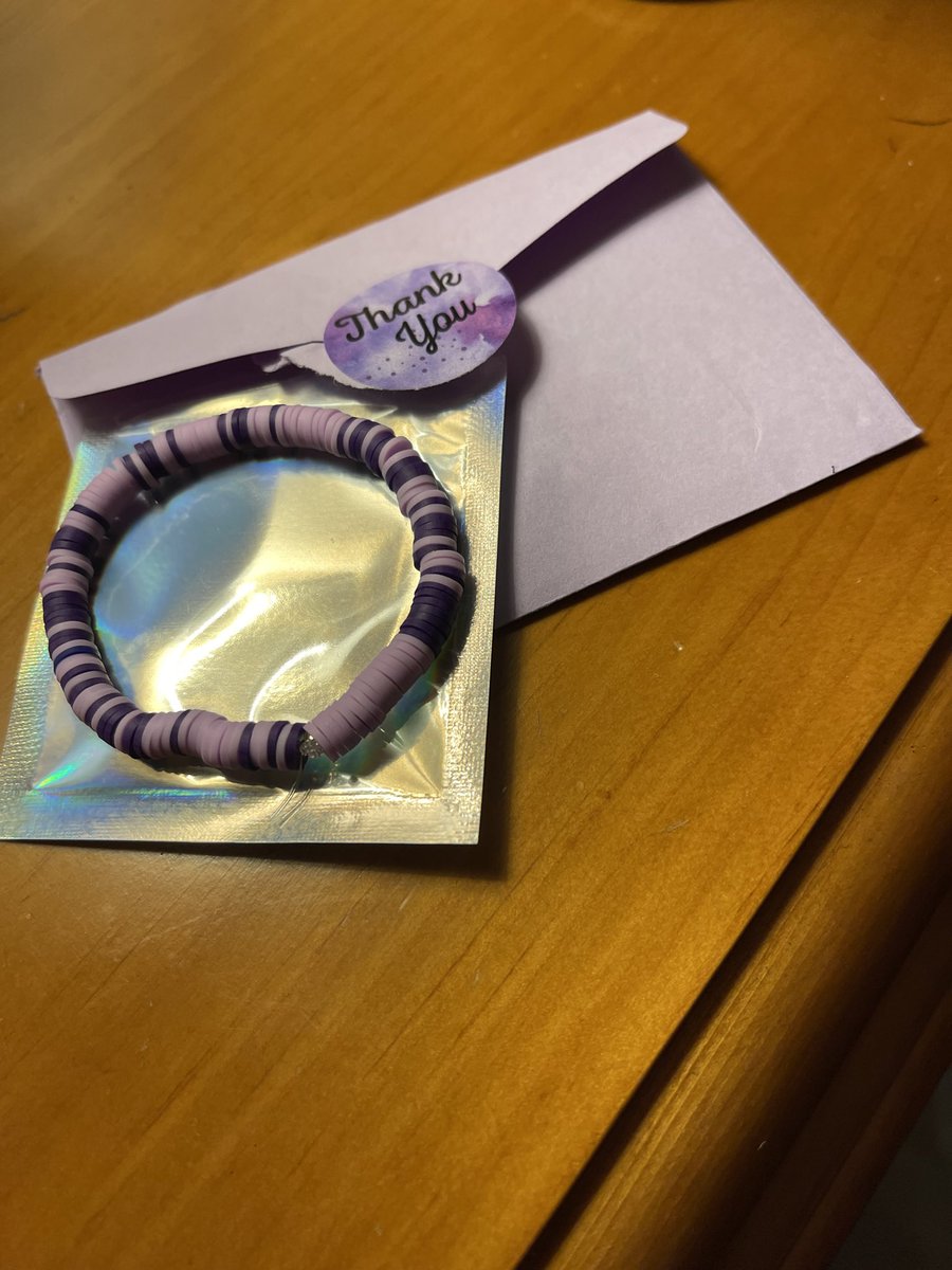supportwarhorse's tweet photo. Enterprising Esme has been making wonderful bracelets, and she’s making purple ones exclusively to support The Animal Purple Poppy Fund. 
Esme who’s 9 and from Durham is selling her bracelets, for £5. If you would like to be a proud owner then email
susan@thewarhorsememorial.org https://t.co/ZGdudiYesk