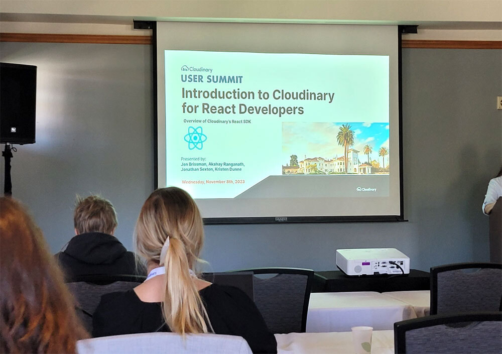 sun_integration's tweet image. We're currently at the @cloudinary Summit, attending the 'Introduction to Cloudinary for Node.js and React Developers' session. We're gaining insights from expert speakers. Stay tuned for updates and key takeaways! 🌟 #CloudinarySummit #DeveloperCourse #EcommerceTech"