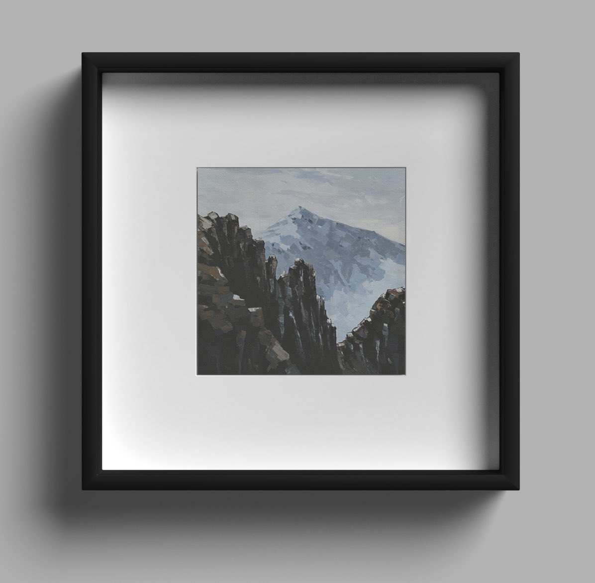 New print of “Crib Goch” limited to 10 Artists Proof and ready for Christmas. Crib Goch is a scramble and described as a “knife-edge”