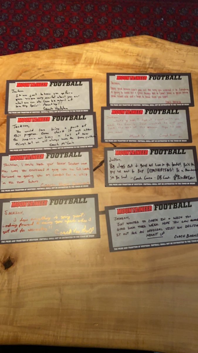 Thank you <a href="/MountaineerFB/">Western Colorado Football</a>  for the kind words. Can’t wait to come for a visit.  <a href="/CoachJVG/">Jake Van Groll</a> <a href="/Jas_Bains_12/">Jas Bains</a> <a href="/CoachSaravis/">Jay Saravis - Cheyenne Mountain Football</a>