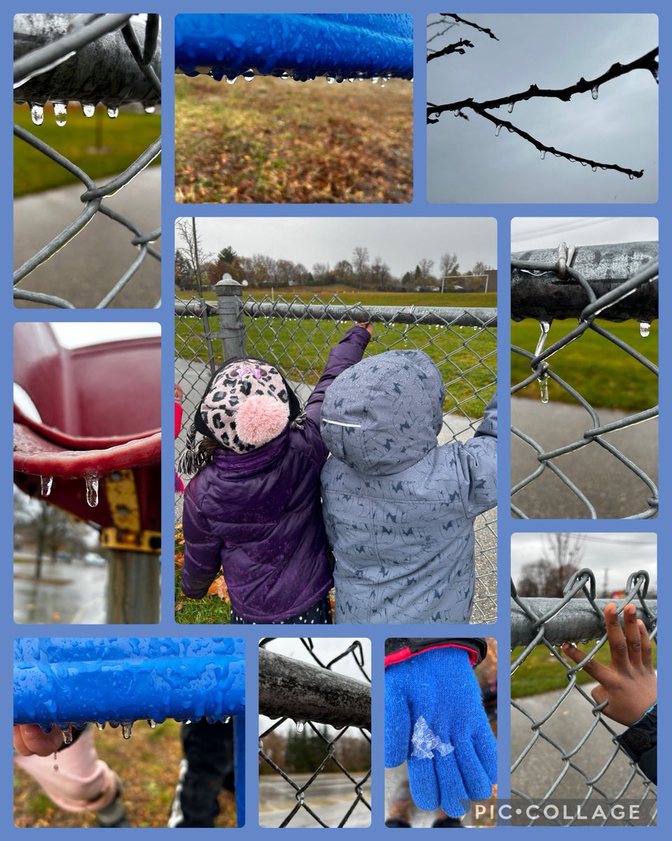 When it’s cold and rainy, our FDK students get to explore how icicles are made! We went on a hunt around our yard to see where we could find them! ❄️ 🌧️ <a href="/PEPanthersLND/">Princess Elizabeth PS</a> <a href="/TVDSBKinder/">TVDSBKindergarten</a> #OutdoorEd