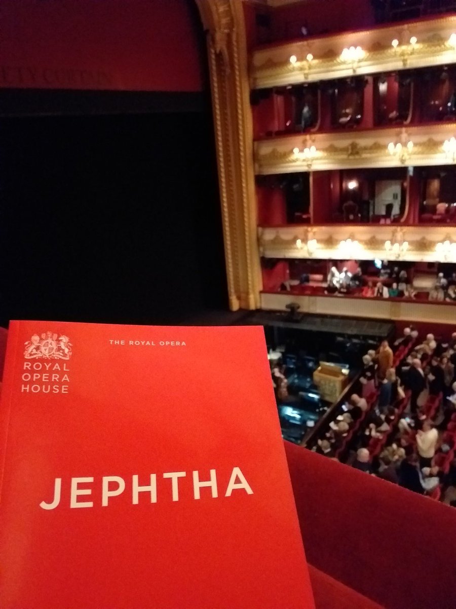 HelenEva8's tweet photo. Amazing singing, powerful production @RoyalOperaHouse of #Jeptha. @fatboyclayton and @AliceCoote out of this world. https://t.co/walMpwiSqi