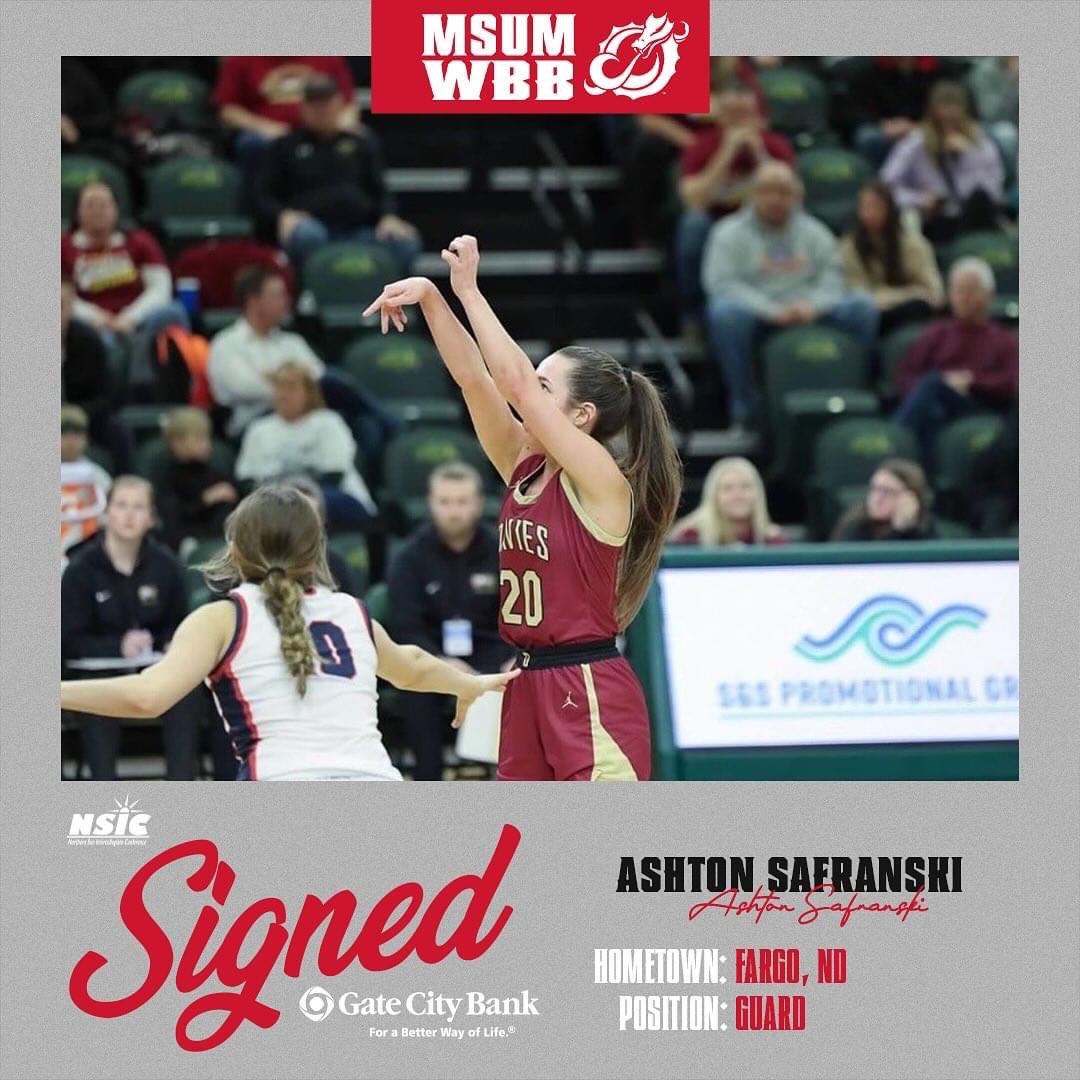 Davies GBB (@daviesgbb) on Twitter photo Congratulations <a href="/ashtonsafranski/">ashton safranski</a> on signing to play college basketball for the Dragons! <a href="/MSUM_WBB/">MSU Moorhead Women's BBall</a> Congratulations <a href="/ashtonsafranski/">ashton safranski</a> on signing to play college basketball for the Dragons! <a href="/MSUM_WBB/">MSU Moorhead Women's BBall</a>