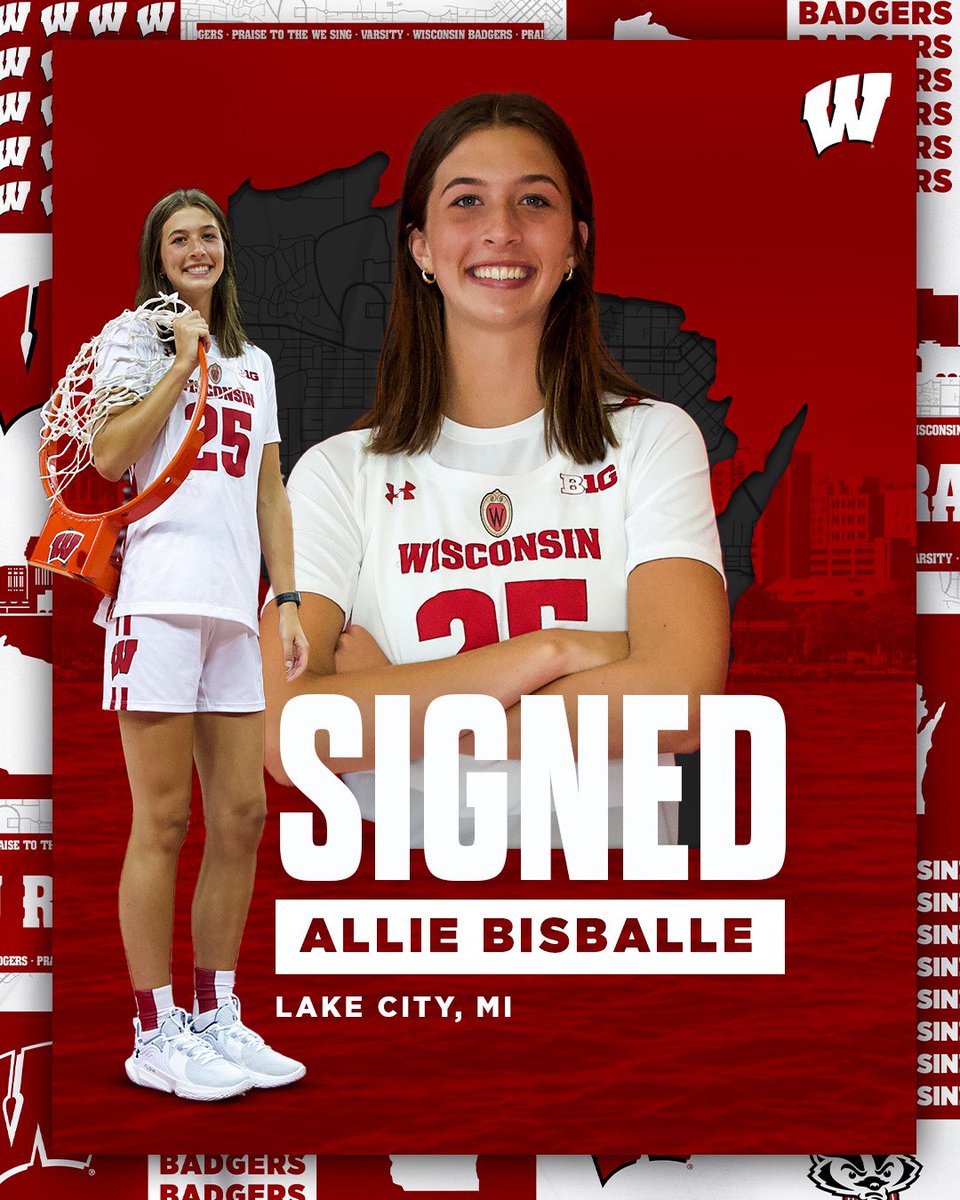 🚨 NEW BADGER ALERT 🚨 Lake City 🔜 Madison! Let’s welcome @AlieBisballe to our family!