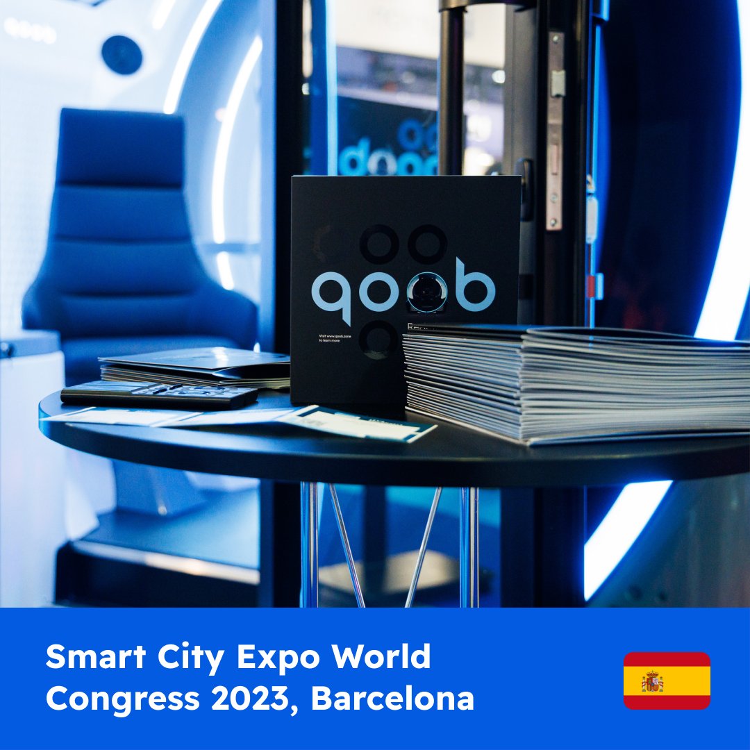 qoob_offical's tweet image. Join qoob at the @SmartCityexpo in #Barcelona!  

We&apos;re honored to be a part of the &quot;Smart City Expo World Congress&quot; happening right now from November 7 to 9