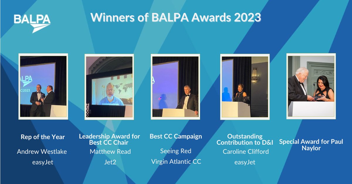 BALPA reps are pilots who work for pilots. They campaign tirelessly for issues that matter most to our members. For all their hard work, commitment, & leadership, our members nominated reps to be honoured at this year's Annual Delegates Conference. #BALPAADC2023 #union #pilots