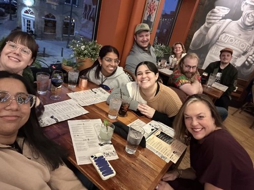 The <a href="/StuckyLab/">Stucky Lab</a> celebrating a week full of great news!
There is no better way to celebrate than with Hollander  Café soft pretzels✨
