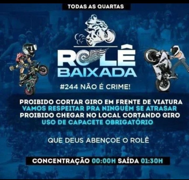 *FÉ FAMÍLIA, AMANHÃ TEM O TAL DO MEGA ROLE AMANHÃ NOS PARA TUDO 🚀🔥

*PRESENÇA CONFIRMADA*

*ROLE BAIXADA*🔥✅

*DANON NO GRAU*🔥✅

*58 no grau*🔥✅

*ROLÊ 013*🔥✅

*💯% GRAU E CORTE, EXPLANA QUE É FOFOCA 🔥*