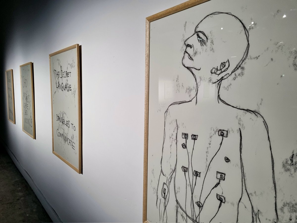 HardimansGalway's tweet photo. honey, milk & salt in a seashell before sunrise — Highlights from the @TulcaFestival TULCA Gallery. Curated by Iarlaith Ní Fheorais. 🖌️Bridget O'Gorman | Philipp Gufler | Jamila Prowse | Paul Roy | Holly Márie Parnell | Rouzbeh Shadpey
#TULCA #TULCA2023 #Galway https://t.co/p3qBgQJLsE
