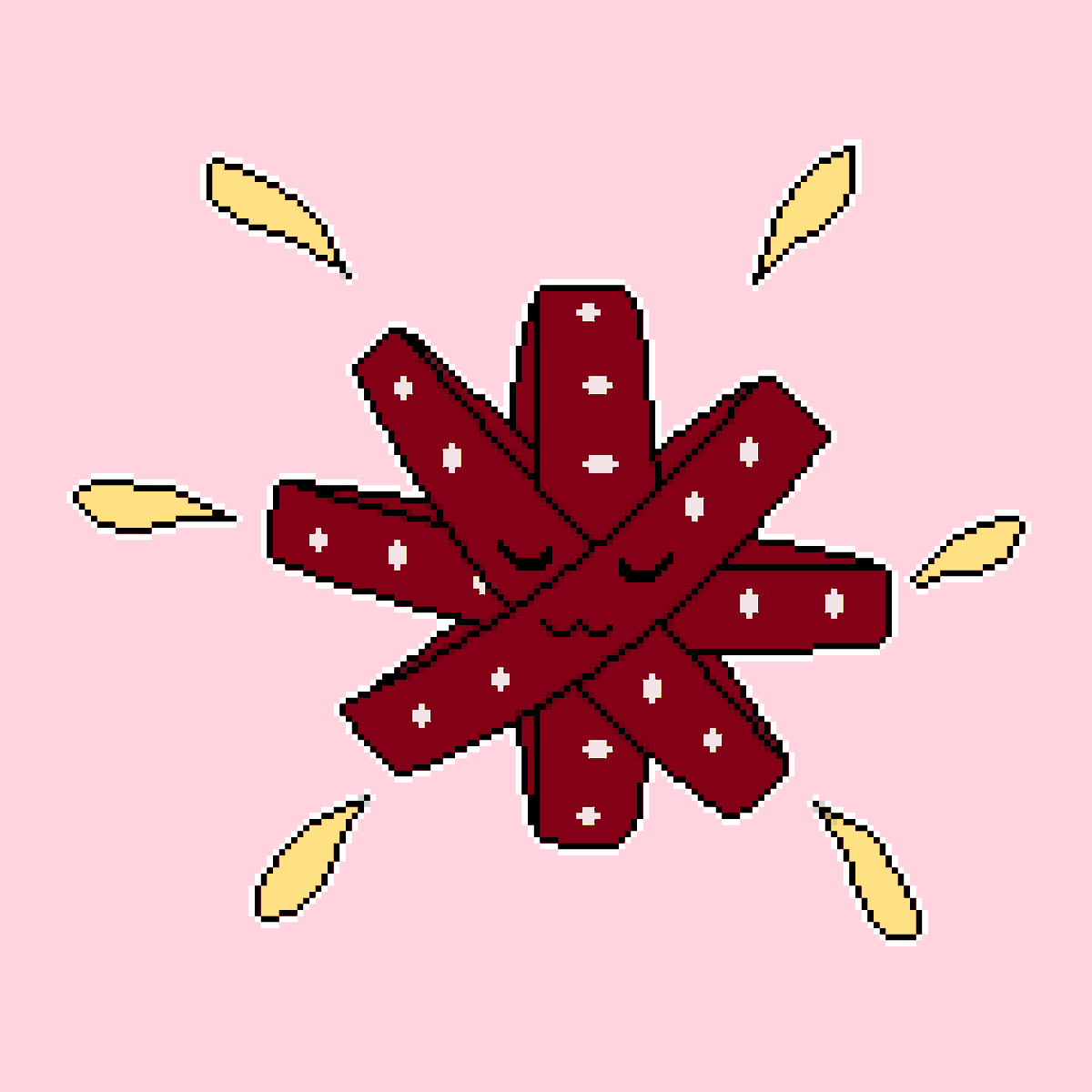 relmurain's tweet photo. I've been practicing pixel art for an upcoming project! The original cute art is from @ASantArt_ ❤️ https://t.co/aJ6F5V1CEY