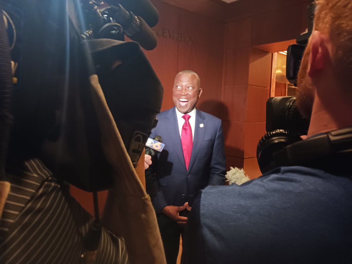 RyanANadeau's tweet photo. .@DonScott757 will be VA’s first Black House Majority Leader. 

“To see that this will be the first time that a Black person holds the gavel in the House of Delegates and it would be me? It’s an honor,” Scott said. 

📸: @ValiJamal2024 of @vcucns #vavotes #rva https://t.co/IMsIM1TbRe
