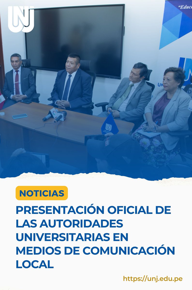 En conferencia de prensa, los miembros de la Comisión Organizadora de la Universidad Nacional de Jaén (UNJ) hicieron su presentación pública, a través de los medios de comunicación local.