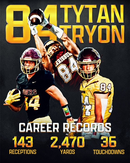 tytan_tryon's tweet image. I want to THANK my teammates, my coaches, my supporters and my opponents for the GREAT high school memories!  Next Chapter now begins...