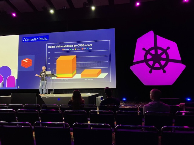 bcamerongain's tweet image. @armosec's @slashben81 at @KubeCon_ 2023 Chicago: "Forget Everything You Know About Image Vulnerability and Prioritization" Don't waste resources fixing non-critical vulnerabilities so how about knowing which ones instead you must fix now? @CNCF @thenewstack