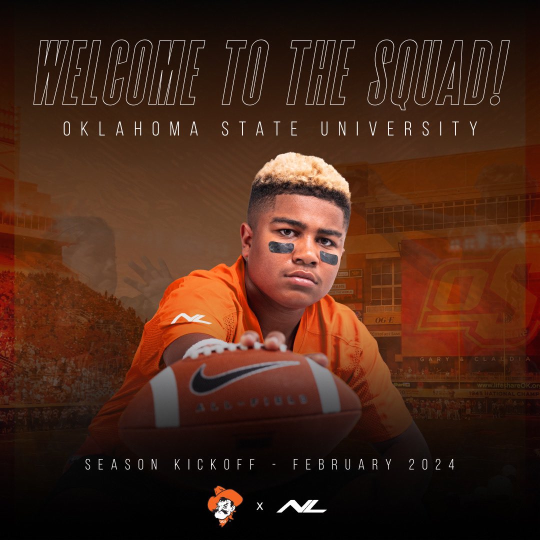 Cowboy Football is hosting Next Level Flag Football this February-March 2024.  Register today for this exciting new season led by the Oklahoma State coaching staff and players. Calling all K-6th graders now – register below. ⬇️

Okla.st/NextLevel