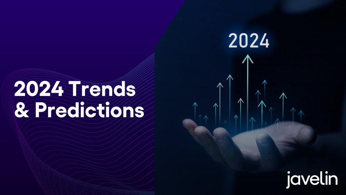 We’re looking ahead to 2024 – Javelin’s annual Trends reports are now available! Our experts offer predictions and trends they see coming across 15 different practice areas. See all the reports here: javelinstrategy.com/2024-Trends-an…