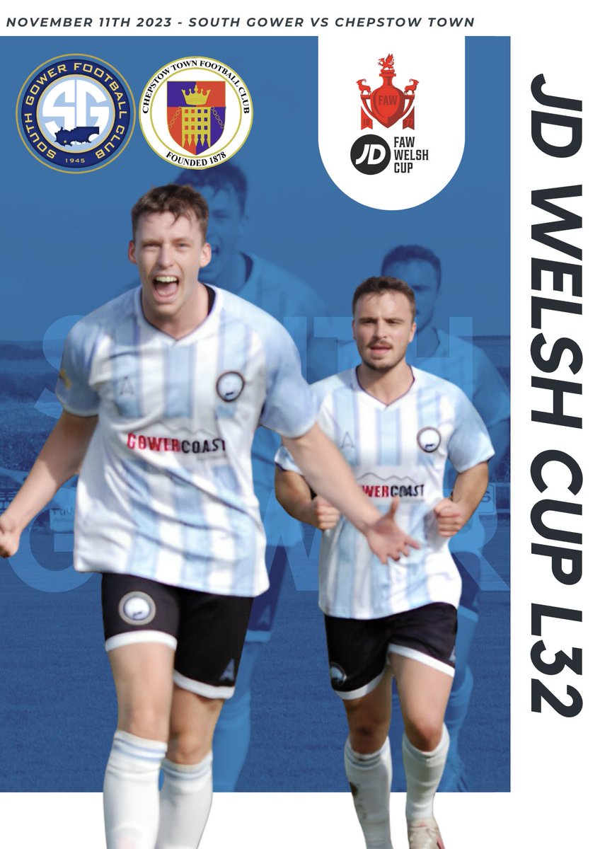 SouthGowerFC's tweet photo. JD Welsh Cup last 32!

🏟️: Scurlage
🔵: @ChepstowTownAFC 
📅: Saturday the 11th
⏰: 2PM Kick Off

Match Day Sponsor:

Carmarthenshire Woods and Fuels

🔵⚪️

#GOWER #ClubAsOne https://t.co/ZNT91DVmQ7