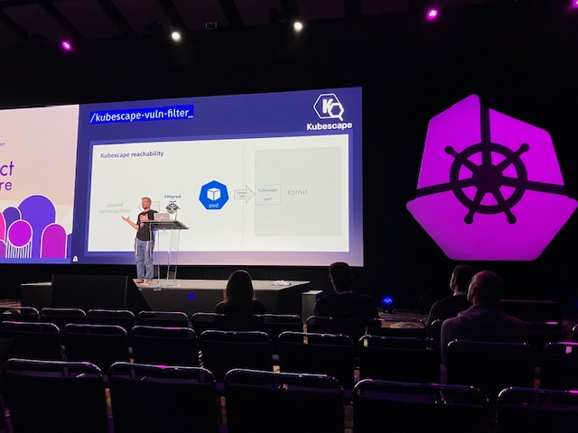 bcamerongain's tweet image. @armosec's @slashben81 at @KubeCon_ 2023 Chicago: "Forget Everything You Know About Image Vulnerability and Prioritization" Don't waste resources fixing non-critical vulnerabilities so how about knowing which ones instead you must fix now? @CNCF @thenewstack