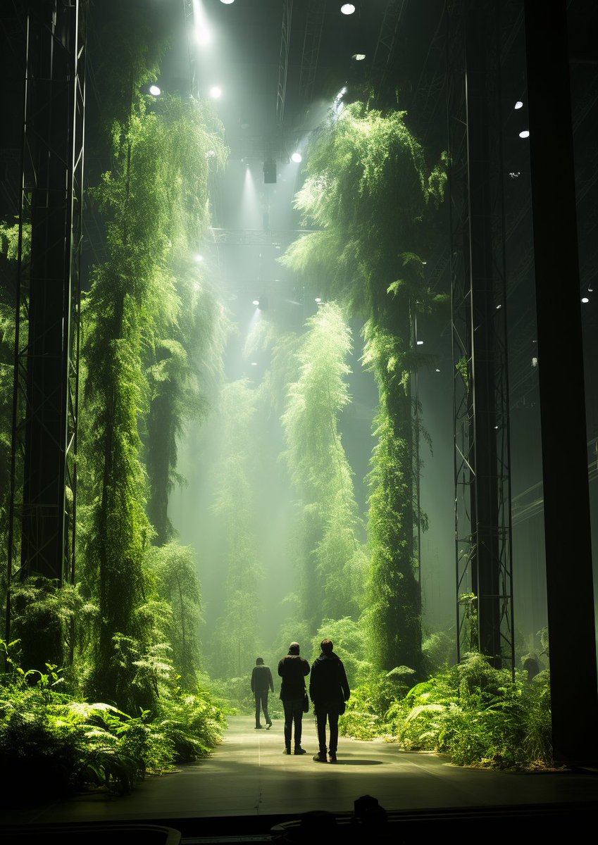 prslvk's tweet photo. @dreamingtulpa @moelucio #Fogbound as #decoration in a #theater #performance for #AIArtWeekly cover https://t.co/9KAfmPoHMS