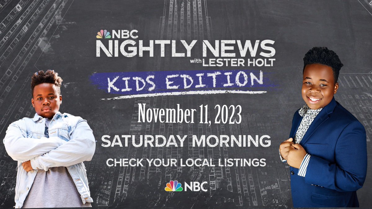 EthansHeartBham's tweet image. Times may differ based on location but grab your remotes and devices to prepare to catch Ethan Hill on @nbcnightlynews Kids Edition @nightlykids with @lesterholtnbc as he shares a peek into his philanthropic work with the homeless population. #nbc #nightlykids #ethansheartbham