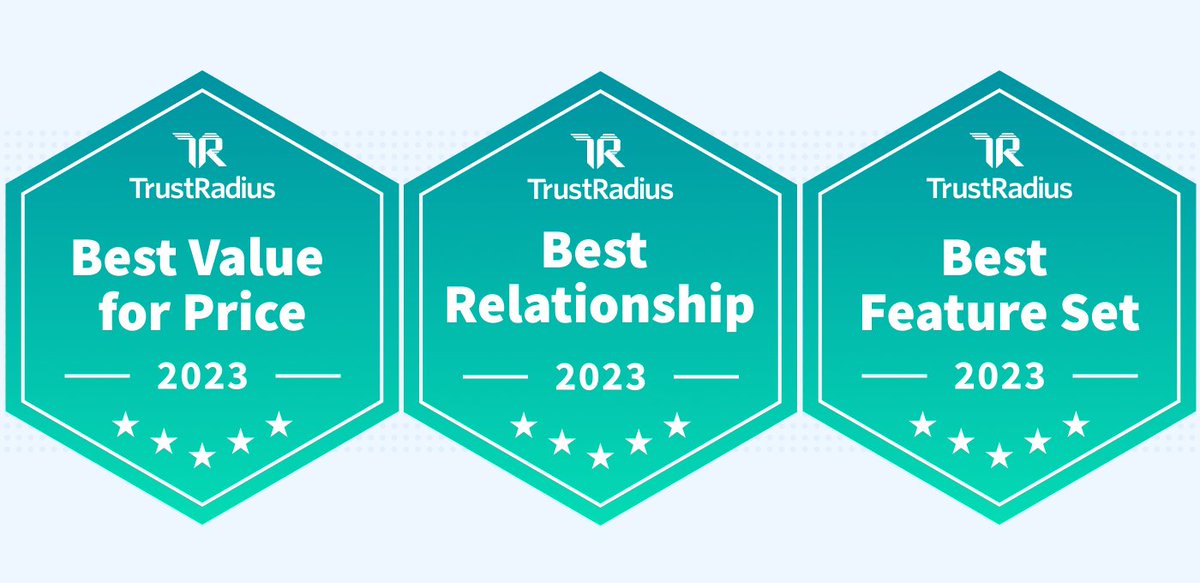 F5 is pleased to announce that BIG-IP and Distributed Cloud WAF have earned all three <a href="/trustradius/">TrustRadius</a> Best Of awards:  Best Feature Set, Best Value for the Price, and Best Relationship.  For more info, visit: trustradius.com/vendor-blog/be…