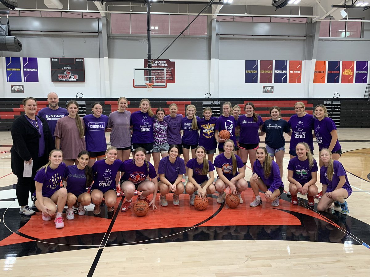 MHS_GBball's tweet photo. MHS girls basketball slogan this year is “More than a game”. We are behind Nicolas in his fight. #morethanagame #teamnicolas @MHSActivities_ @MiltonCourier @SchDistofMilton https://t.co/cs2AJQ4xZg
