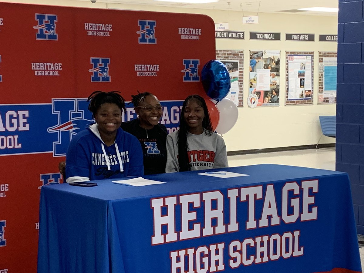 Dr. LaTonya K. Richards (@ughsprincipal) on Twitter photo Congratulations to our two softball players for signing to play at the next level. We are proud of you. <a href="/HHS_Conyers/">Heritage HS-Conyers</a> #NationalSigningDay #setthestage Congratulations to our two softball players for signing to play at the next level. We are proud of you. <a href="/HHS_Conyers/">Heritage HS-Conyers</a> #NationalSigningDay #setthestage