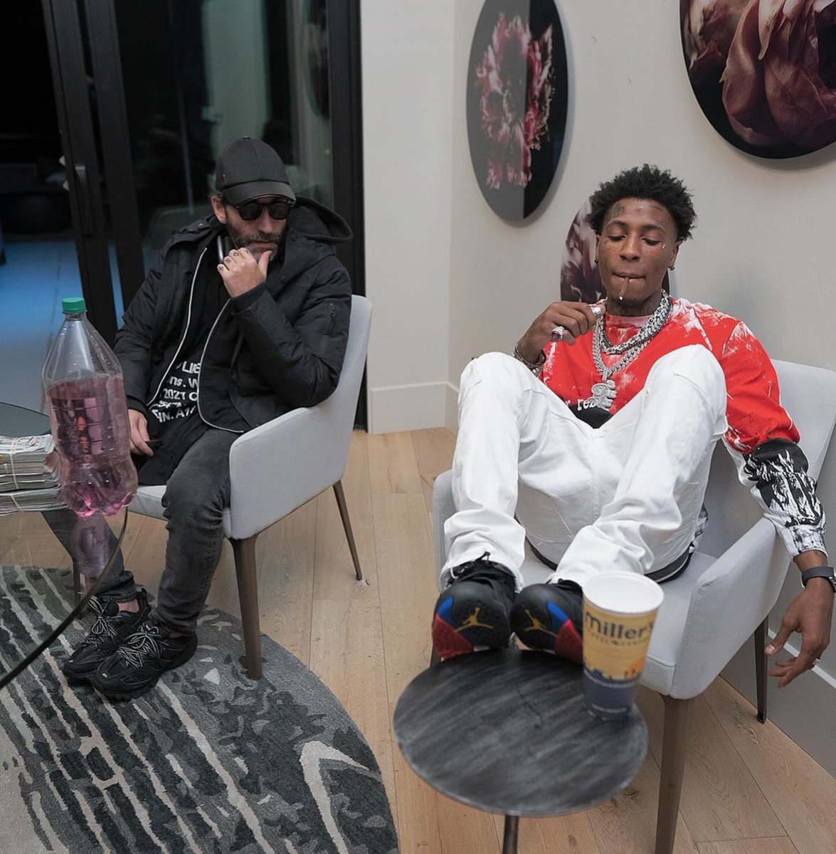 NBA YoungBoy posted new pictures on Instagram ‼️📸
“I been trying to say a prayer for grandma to come home…I guess I’m living in an imaginary place I say. Can’t buy mu grave spot by grandma then put me on side li Dave.  #decided2cook”