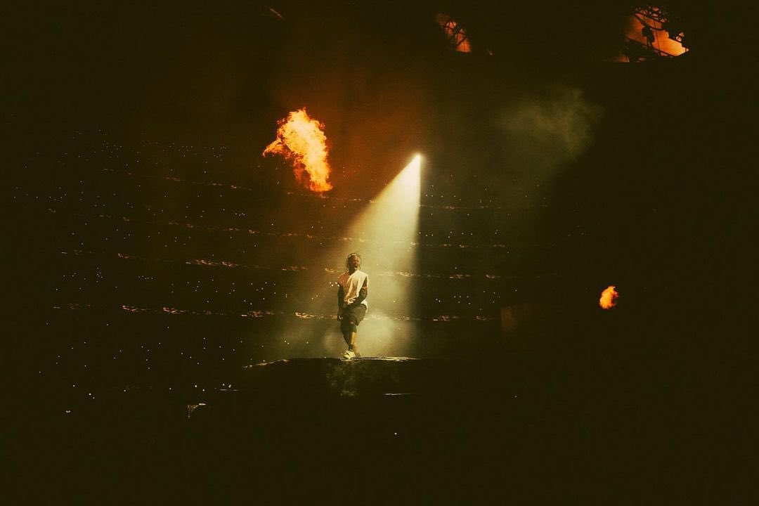 TRAVISONTOUR's tweet image. First rapper to headline and sell out SoFi Stadium with 70,000 in attendance 🐐