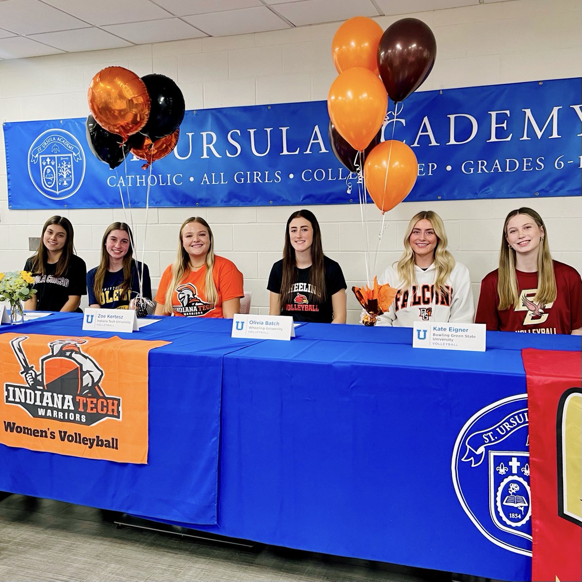 suatoledo's tweet photo. Today, SUA celebrated National Signing Day with six of our student-athletes who signed commitments to continue their academic and athletic pursuits at the college level! https://t.co/Dk0fQaApWs