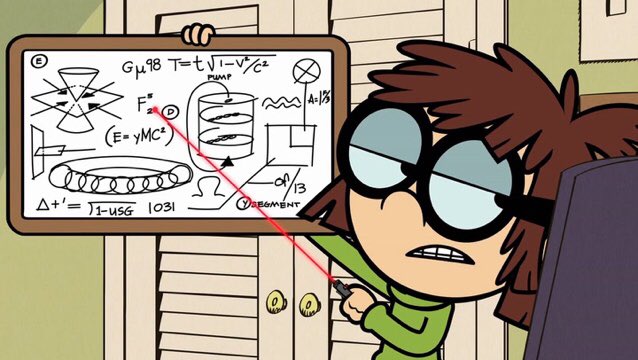Lisa shows her science formula to her scientists. #STEMDay #TheLoudHouse