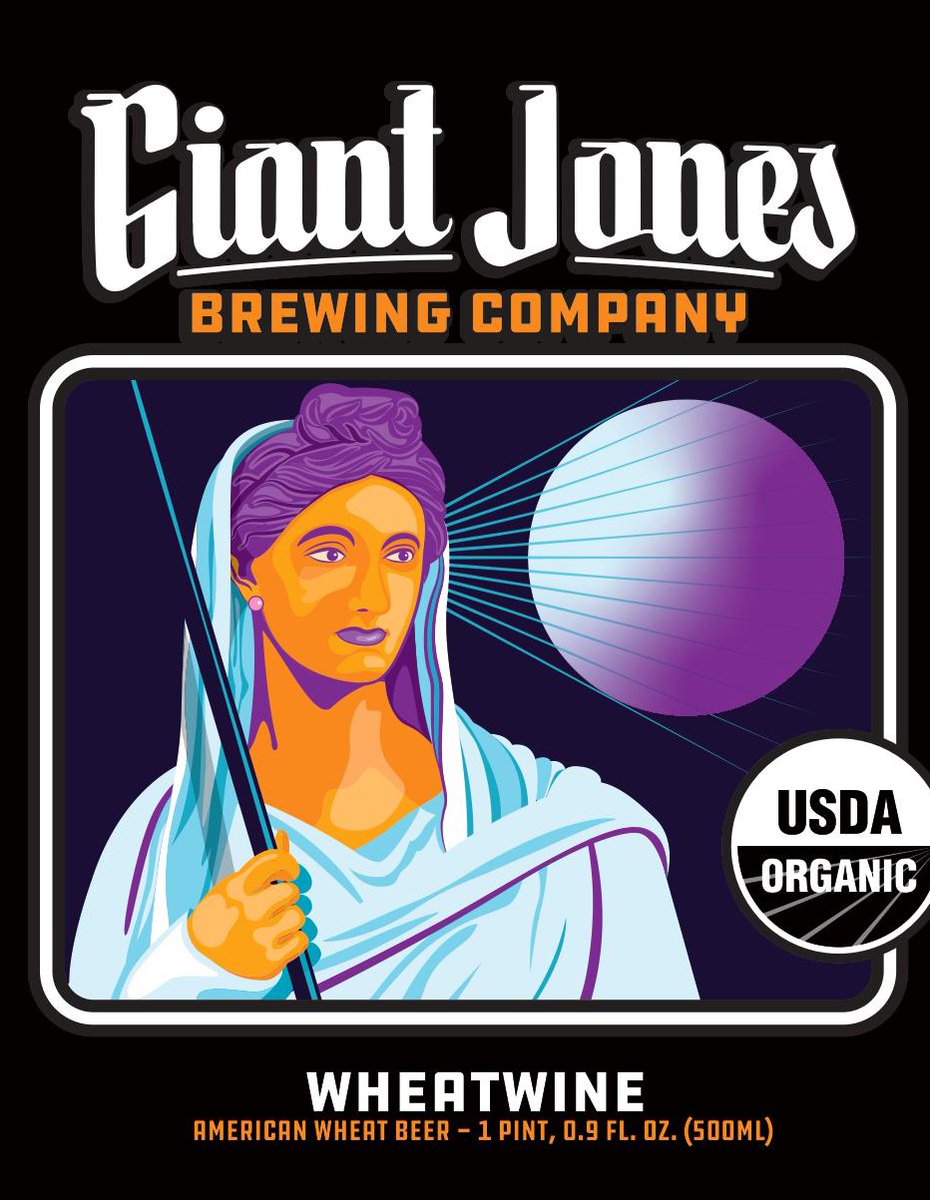 We bottled our Wheatwine today! Bottles available now, on tap tomorrow. #wibeerwednesday #organicbeer #drinkorganic #giantjones