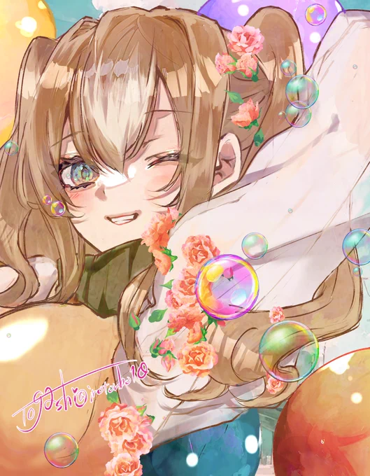 何ヶ月も創作活動をろくにできていない身でアピールも烏滸がましいですが本日誕生日ですんで実は来年出産予定の絶賛不調野郎です一言でも何か下さると大変喜びますこの歳こそは(体調が落ち着いたら)たくさんお絵描きしたいな!!の意気込みの落描きを添えて… 