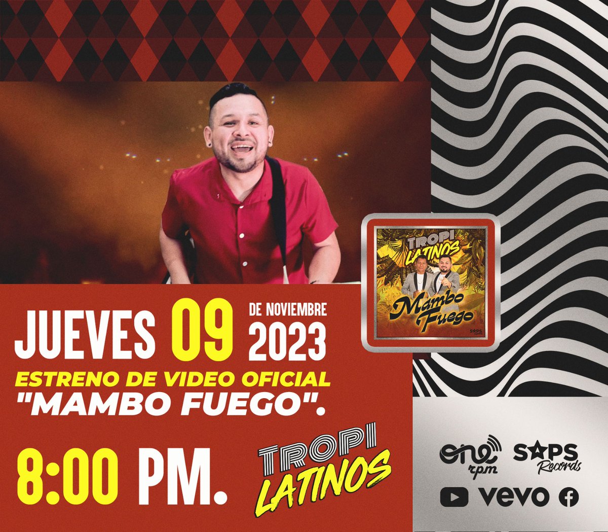 Una descarga de ritmo que te hará bailar hasta el amanecer. Prepárate para el estreno del video oficial este 09 de noviembre y que suene el timbal en tu playlist favorito. 🔥
onerpm.link/186895869371