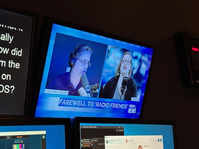 Today’s <a href="/viewsonkbia/">Views of the News</a> includes a farewell to "Radio Friends with <a href="/PaulPepperKBIA/">Paul Pepper KBIA</a>," including a control-room interview w/longtime Radio Friends director <a href="/travismcmillen/">Travis McMillen</a> (who also directs Views). Watch: facebook.com/mujschool/ or youtube.com/watch?v=plSakX…. #ViewsOnKBIA #ViewsOfTheNews