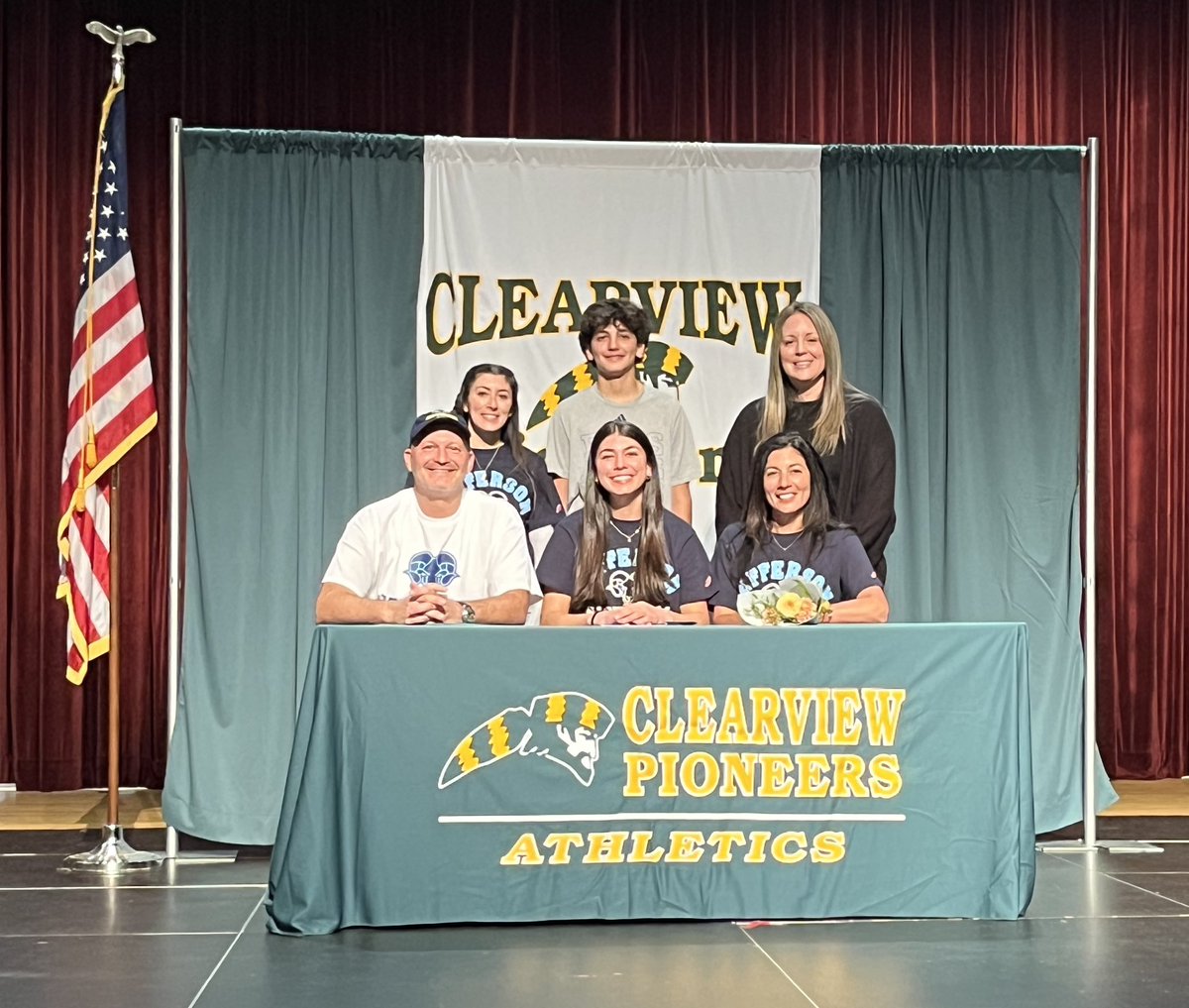 Congratulations to Ana P for signing her NLI to continue her academic &amp; basketball careers @ Jefferson University! We are extremely proud of you &amp; wish you all the best!! GO VIEW!!!