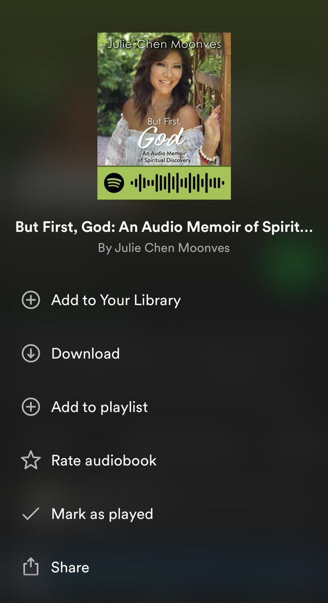 JCMoonves's tweet photo. Starting today, you can listen to my audio original memoir #ButFirstGod for free with @Spotify Premium in the US! Check it out: https://t.co/UP79kAF0HG. https://t.co/GlQ1tXnIwT