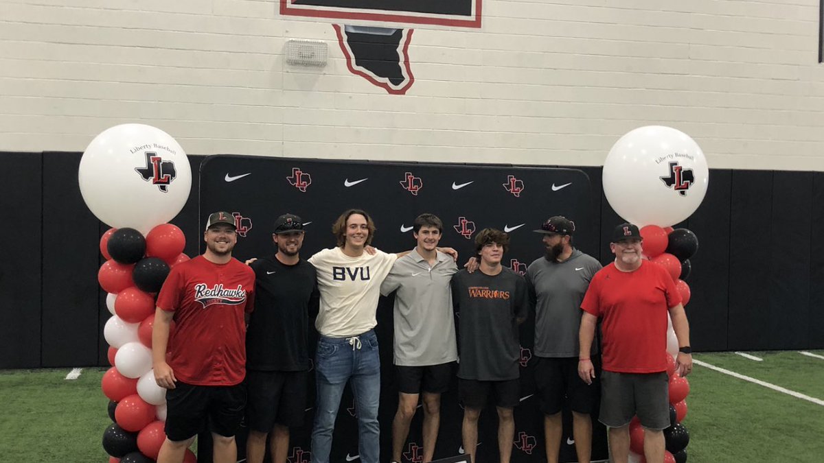 Thankful for all of the people in my life who have helped me get here.  Thank you <a href="/LHS_RedhawkBSBL/">Liberty Redhawk Baseball</a> <a href="/DallasPatriots/">Dallas Patriots</a> <a href="/mcgarrhs/">Coach McGarrh</a> <a href="/houstonr34/">Ryan Houston</a> <a href="/kennethschiumo/">Kenneth Schiumo, Jr.</a> Looking forward to the future with <a href="/BVU_Baseball/">BVU Baseball</a> <a href="/HannerNate/">Nate Hanner</a> <a href="/SteveEddie2/">Steve Eddie</a> #built4bvu #bvuclassof2028 #rollbeavs