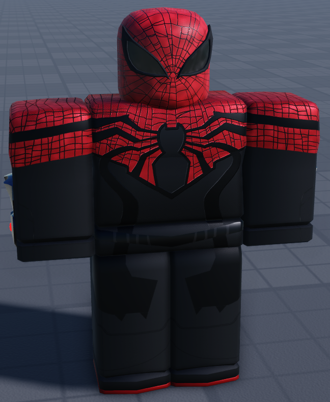 RouXayDev's tweet photo. 🔴 Superior Spider-Man ⚫️for ArachnoVerse

First time using Substance, i think its alright?
#Roblox #RobloxDev https://t.co/DwTddiU2UY