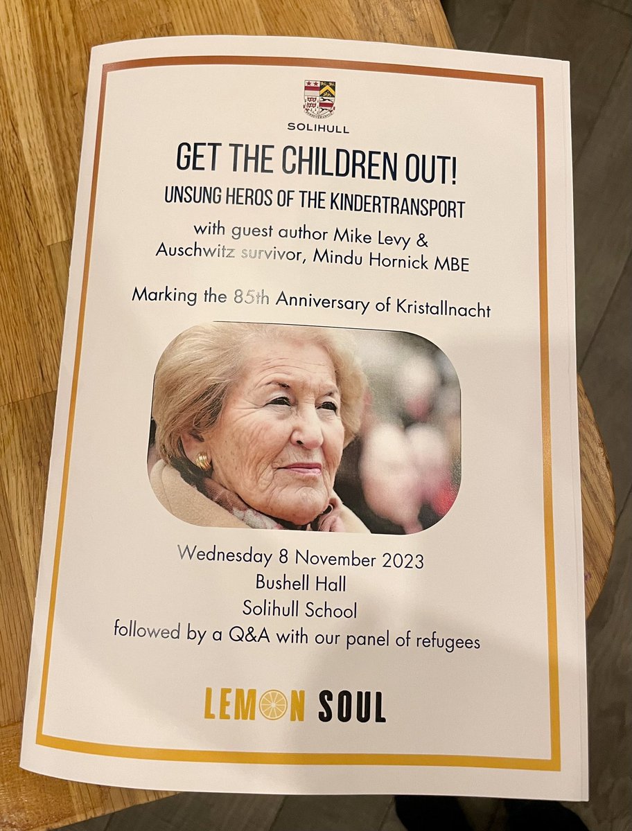 Deborah Smith (@dswordsmith) on Twitter photo Moving #HolocaustEducation evening <a href="/solsch1560/">Solihull School</a>. Privilege to listen to Auschwitz survivor Mindu Hornick, author <a href="/mikelevyuk/">Mike Levy</a>, Kinder Transport refugee Lia Lesser, <a href="/The_ZoomComic/">Zoom Rockman</a> & refugees from Ukraine & Turkish invasion of Cyprus, led by inspiring <a href="/SolihullPrep/">Solihull Preparatory School</a> head Mark Penney. Moving #HolocaustEducation evening <a href="/solsch1560/">Solihull School</a>. Privilege to listen to Auschwitz survivor Mindu Hornick, author <a href="/mikelevyuk/">Mike Levy</a>, Kinder Transport refugee Lia Lesser, <a href="/The_ZoomComic/">Zoom Rockman</a> & refugees from Ukraine & Turkish invasion of Cyprus, led by inspiring <a href="/SolihullPrep/">Solihull Preparatory School</a> head Mark Penney.
