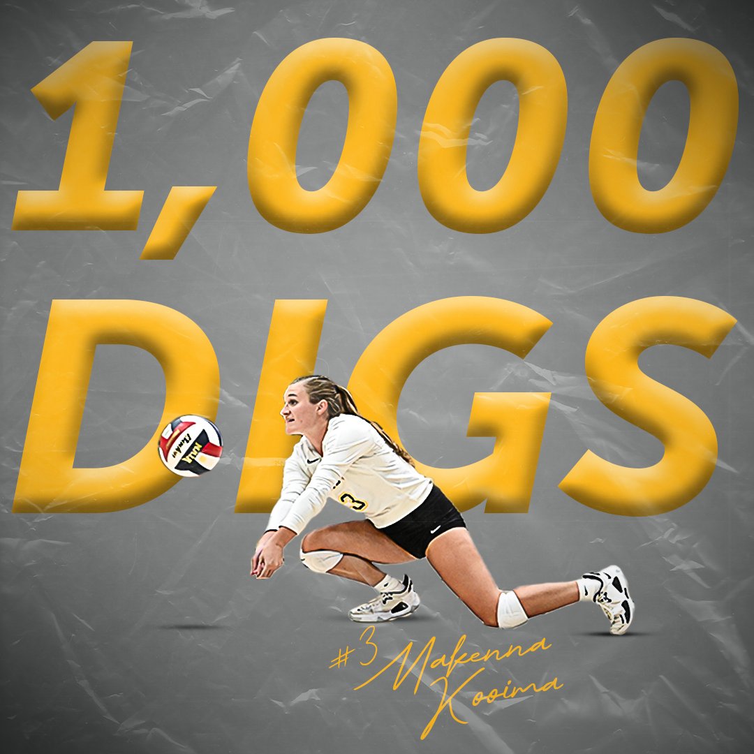 This past season, Makenna Kooima surpassed 1,000 digs in her career here at Dordt!

Congratulations Makenna!
