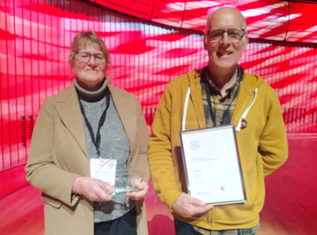 Really excited to win the Museums Change Lives award 2023 in the small museum category!