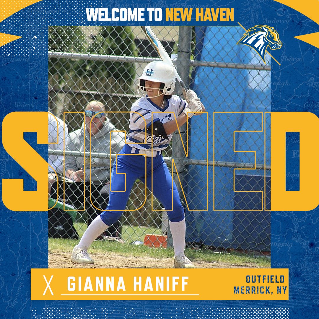 We are so excited to welcome Gianna Haniff to the Charger Softball Family 💙💛

📍Merrick, NY
🥎Outfield

#ChargeOn #UNHSoftball