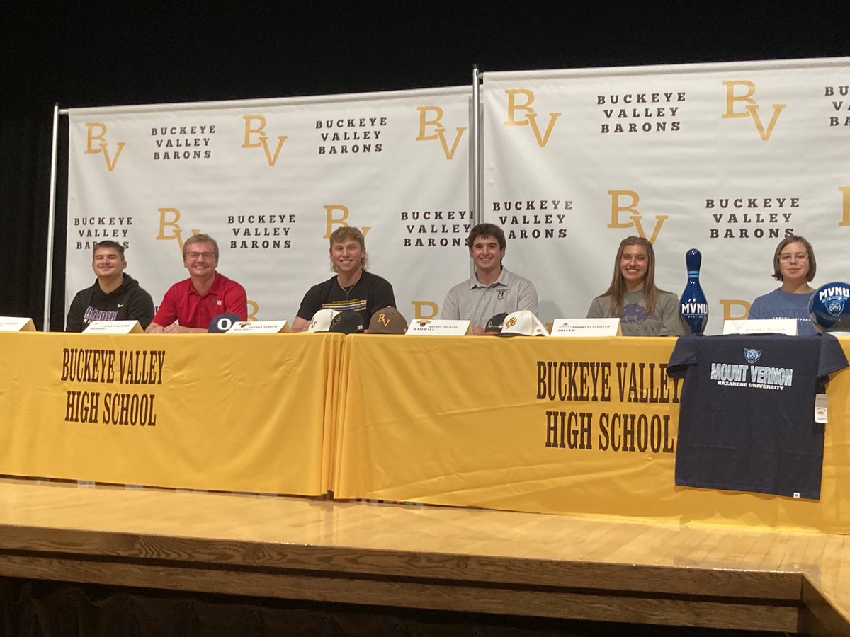 Congrats to our 2023 seniors national signing day at Buckeye Valley

#BVProud   #GOBarons   #BVProud